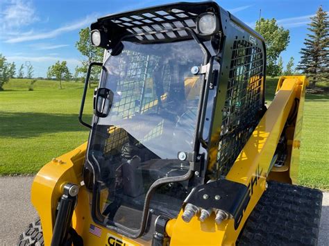 skid steer side door|safety doors for skid steers.